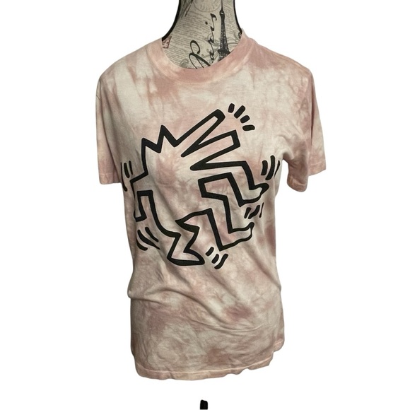 Graphic Pink Tie-Dye Short Sleeve Tee - Picture 1 of 3